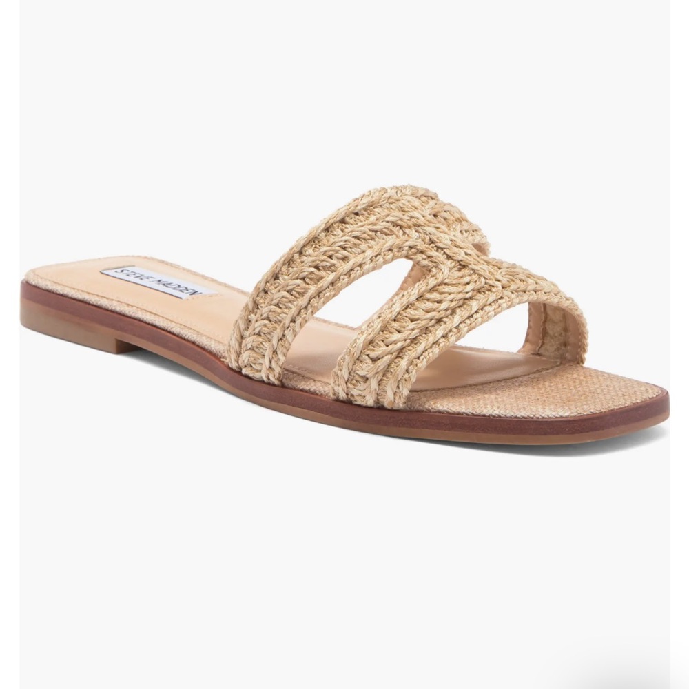 Steve Madden Women's Woven Tan Sandals